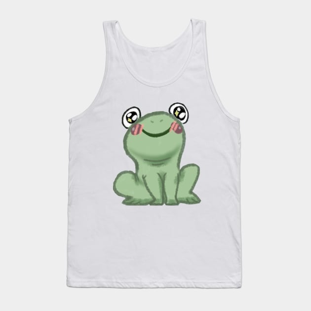 Happy Lilypad Frog Tank Top by GG Raven Works
